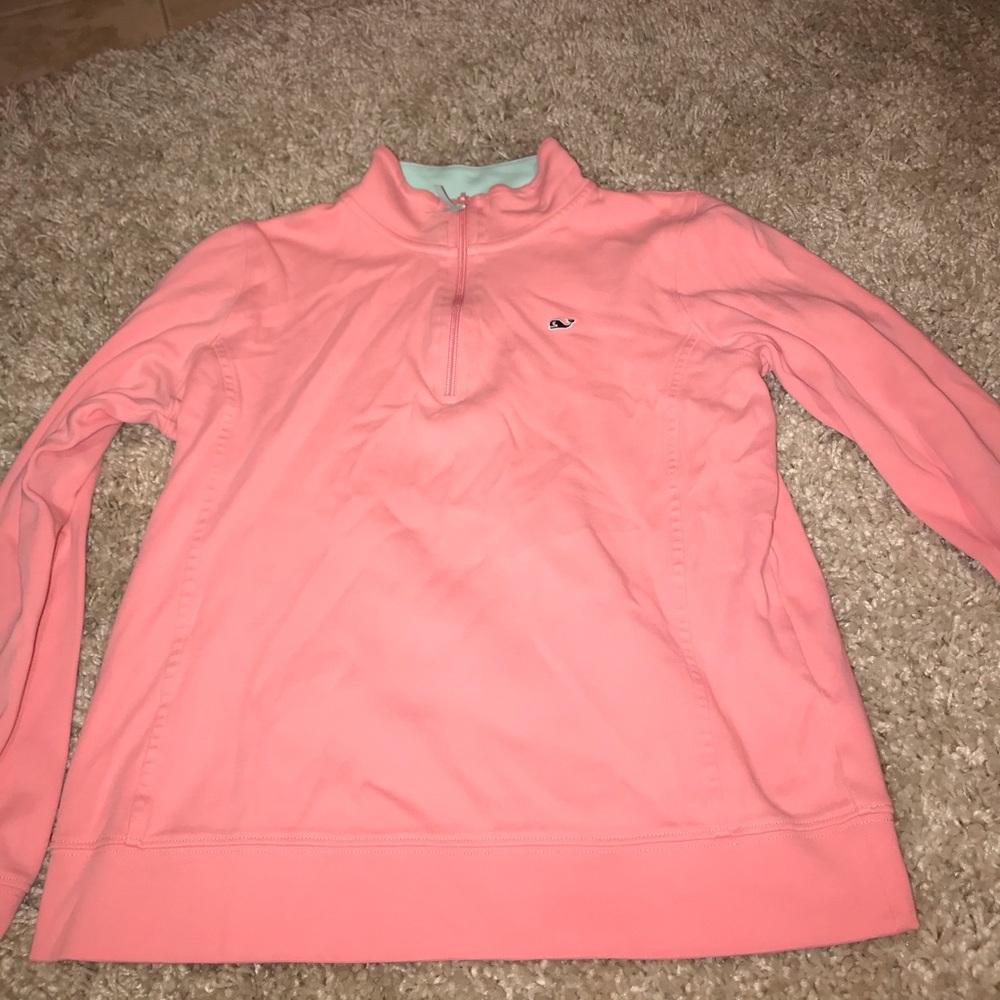 Vineyard Vines Pink Quarter Zip